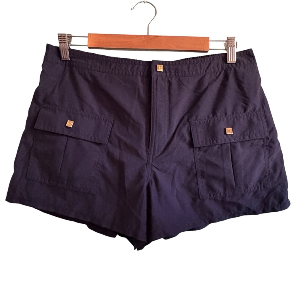 5for20 Liz Claiborne Navy Blue Swim Shorts with Pockets
